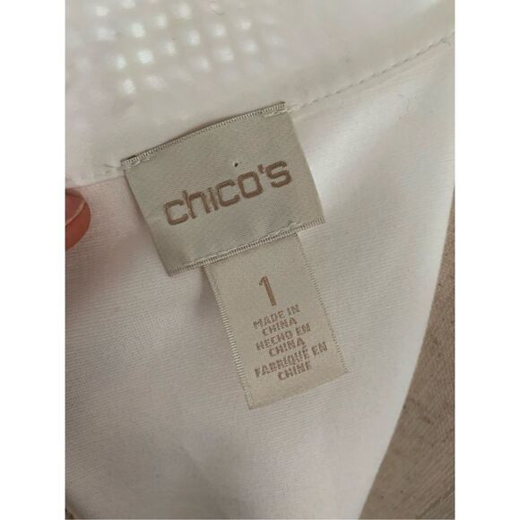 Chico’s white blazer size 1 - Picture 4 of 4